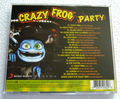 crazy frog party back